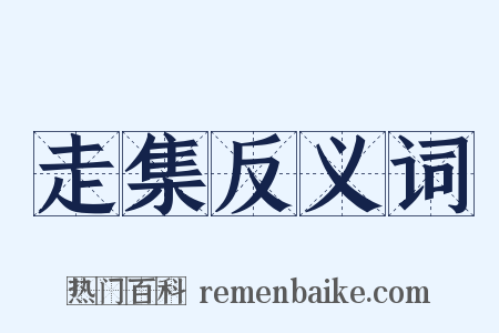 走集反义词是什么意思的图片